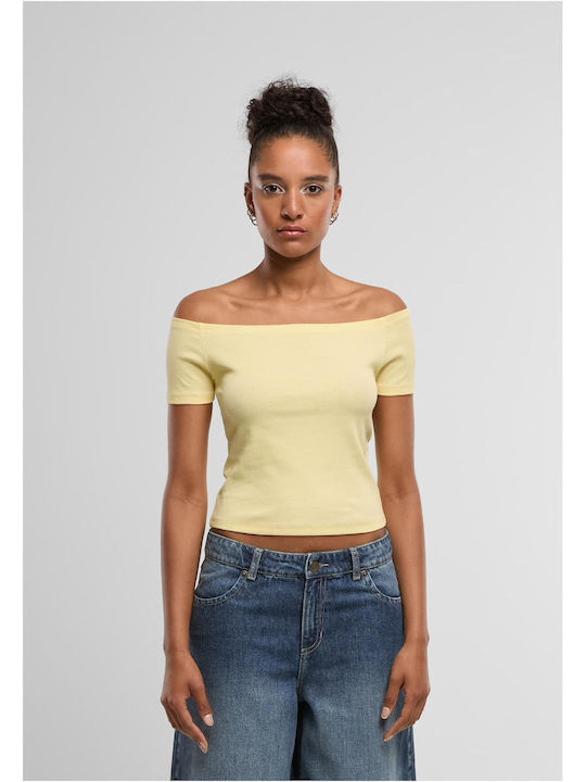 Women's Crop T-shirt Blushed Rose+Pale Yellow 2Pack