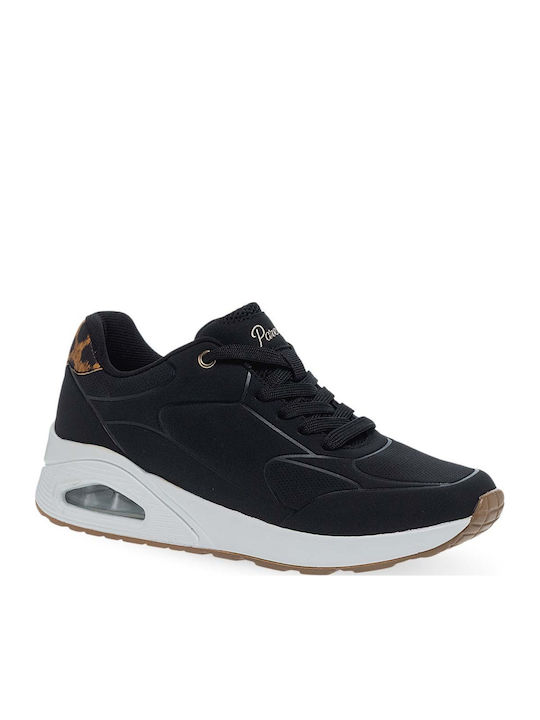 Women's Chunky Black Sneakers