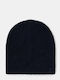 Beanie Unisex Σκούφος Πλεκτός σε Navy Μπλε χρώμα