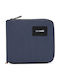 Rfidsafe Zip Around Anti-theft Herrenbrieftasche Blau