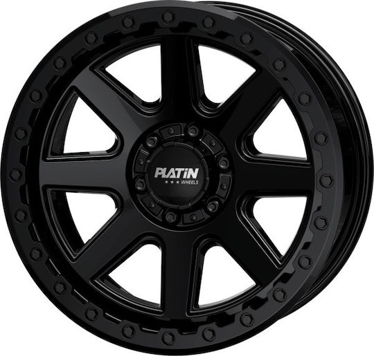 Platin P 111 9.0x20 6x139.7 Et19.05 Black Aluminum Car Wheels