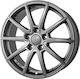 Brock Rc32 6.5x16 5x108 ET47 Grey Anthracite Aluminum Car Wheels