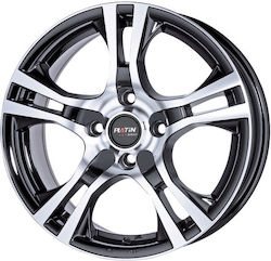 Platin P 53 6.0x15 4x100 Отместване На Джанта 38 Черни
