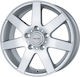 Platin P 04 7.0x16 5x120 Et45 Ασημί