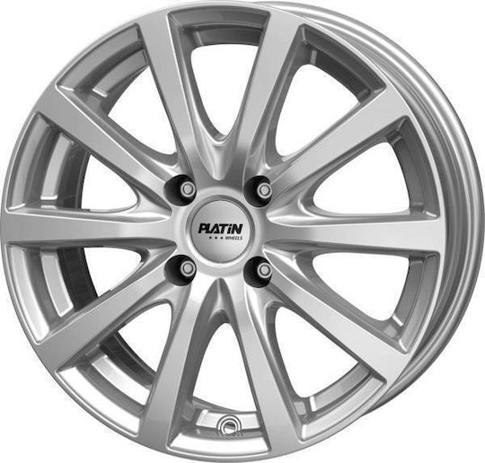 Platin P 69 6.0x15 4x100 Einpresstiefe Et45 Silber