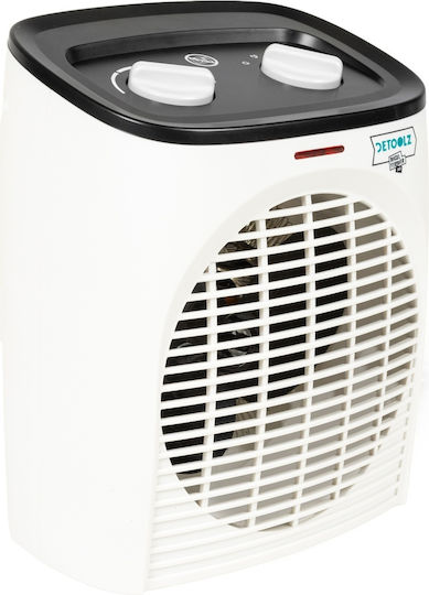 Detoolz Radiator electric de tip ventilator de utilizare generală de podea 2000W