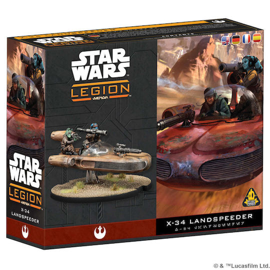 Star Wars Legion X-34 Landspeeder En De Sp Fr