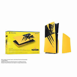 Sony Playstation 5 Console Cover Slim Edition Marvel's Wolverine Battle Yellow Limited Edition