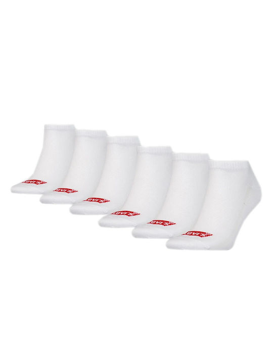 Levi's Batwing Logo Socken Weiß 6er Pack