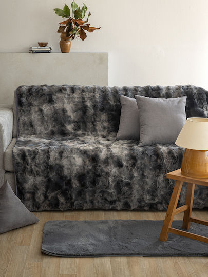 Palamaiki Julia Armchair Throw Fur 180x160cm Black