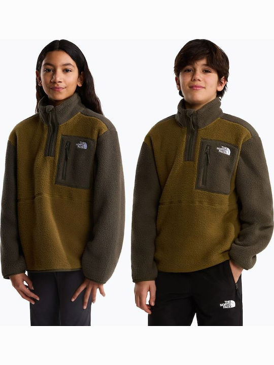 The North Face Kids Long-sleeved Top Green Yumiori