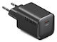 SBS Wireless Charger With USB-C Port 40W Power Delivery Black (TETRGAN1CAVS40W)