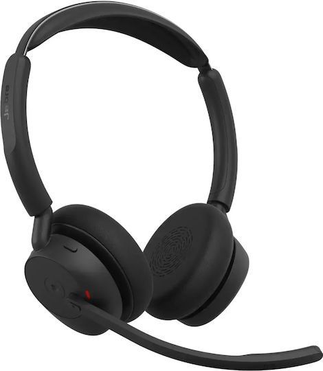 Evolve3 45 Stereo Link 390a MS Stand Wireless On Ear Multimedia Headsets with Microphone and Bluetooth Connectivity