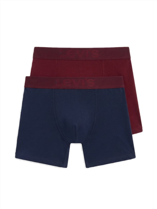 Levi's Мъжки боксерки Red/blue 2Pack
