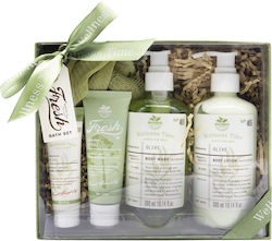 Becasan Olive Wellness Time Hautpflege-Set für Feuchtigkeitsspendende und Körperreinigung