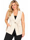 Women's Ecru Vest WH-61973-27VE-ECRU