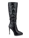 Women's Boots with High Heel Black