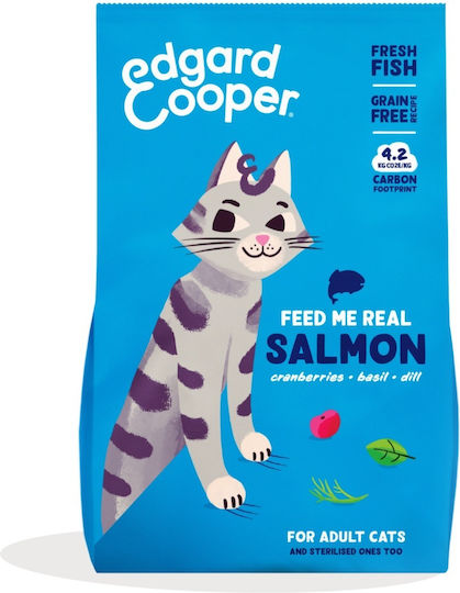 Dry Cat Food for Adult Cats with Salmon 2kg