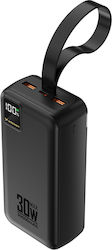 Wozinsky W8-W Baterie Externă 30000mAh 30W Cu 2 Porturi USB-A Și Port USB-C Negru Wozinsky W8-W Baterie Externă 30000mAh 30W Cu 2 Porturi USB-A Și Port USB-C Negru