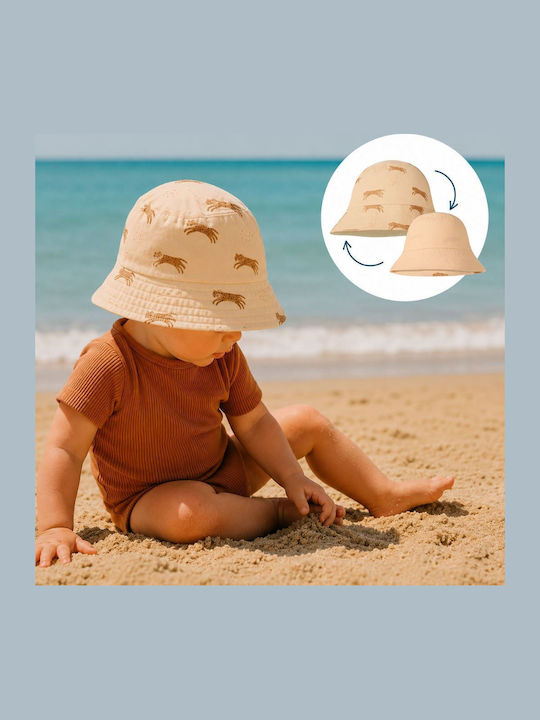 Swim Essentials Kinderhut Bucket Sonnenschutz Braun