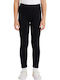Kinderleggings Lang Schwarz