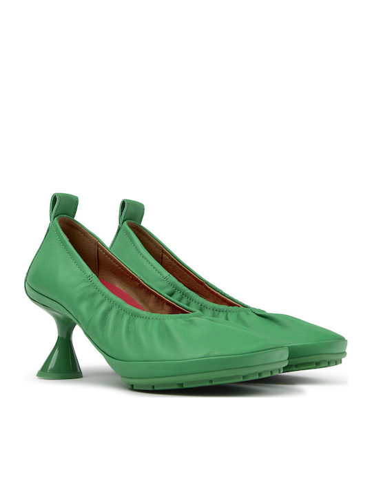 Camper Leder Pumps Grüne