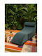 Relax Velvet Petrol Blue Armchair 50x50x70cm