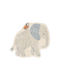 Little Dutch Elephant Kids Rug Grey 120x110cm