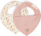 Little Dutch Blooming Safari Fabric Bandana Baby Bibs with Button Blooming Safari 2 Pieces
