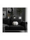 Pumpkin Sofa-Kissen Kürbis 28 cm Weiß Schwarze Punkte