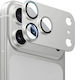 Vivid Apple iPhone 18 Pro Max Kamera Schutz Gehärtetes Glas Silber