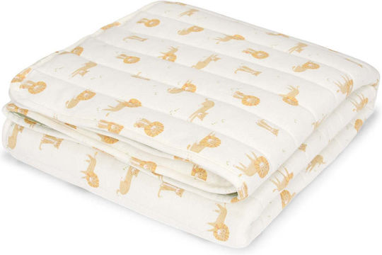 Little Dutch Nursery Swaddling Blanket Safari Leo Beige 70x100cm