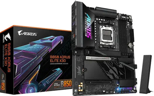 Gigabyte B850 Aorus Elite Wi-Fi Motherboard ATX with AMD AM5 Socket