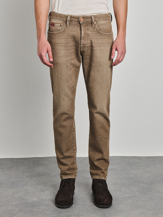 Herren Jeanshosen Regulär Fit Braune