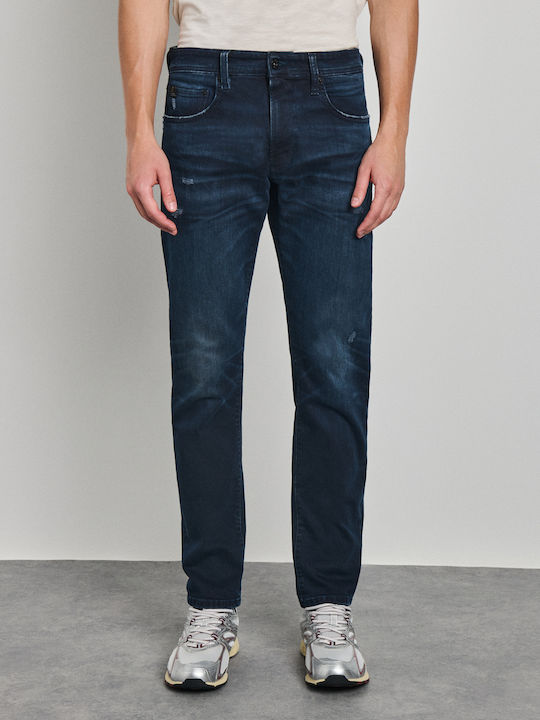 Sapphire Men's Elastic Blue Jeans Pants