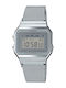 Casio Мъжки Ръчен Часовник Хронограф На Батерия със Сребрист Метален Браслет