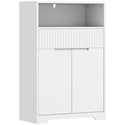 HomCom Ντουλάπι Μπάνιου 60x30x91.5cm Λευκό 834-955V00WT