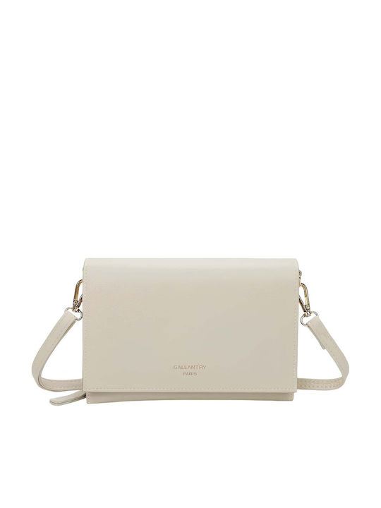 Gallantry Alessia Pouch Women Minimalist Design Adjustable Strap Beige