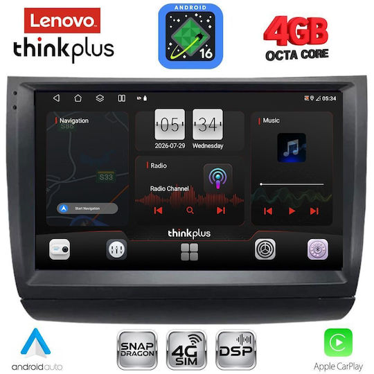 Lenovo Car Audio System for Toyota Prius 2003-2009 Bluetooth USB WiFi GPS Apple CarPlay Android Auto with 9" Touch Screen