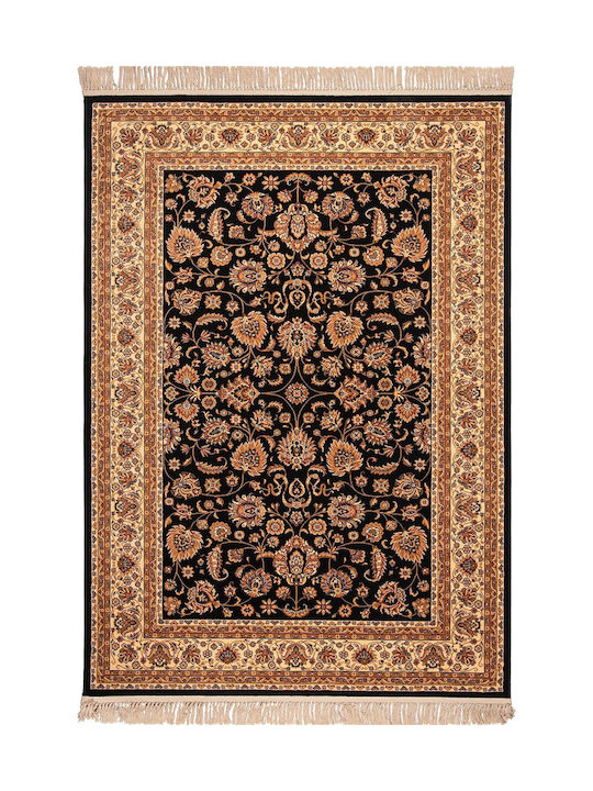 Viokarpet Isfahan 3783b Rug Rectangular Black-C...