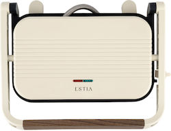 Estia Pure Cream Сандвич мейкър грил 1300W бежов