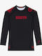 Manto Men's Short Sleeve Shirt MN-R961-BK for Jiu-Jitsu Black