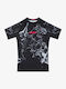Manto Men's Short Sleeve Shirt MN-R966-BK for Jiu-Jitsu Black