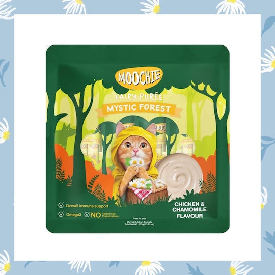 Moochie Moochie Nasses Katzenfutter mit Huhn 25x15g
