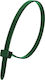 Dedra Plastik Kabelbinder 300mmx4.8mm in Grün Farbe 100Stk