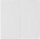 Kontakt-Simon Recessed Rotary Switch with Key Double with Frame White