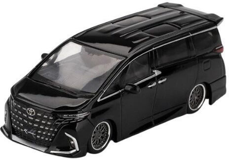 Model Mașină Toyota Alphard 40 Negru 2025 Scara 1:64 Mini GT MGT01179-L