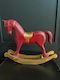 Weihnachtsfigur Pferd Rot Höhe 38cm Neda Shop