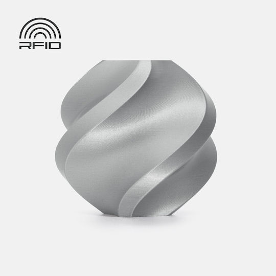 Bambu Lab PLA 3D Drucker Filament Silber