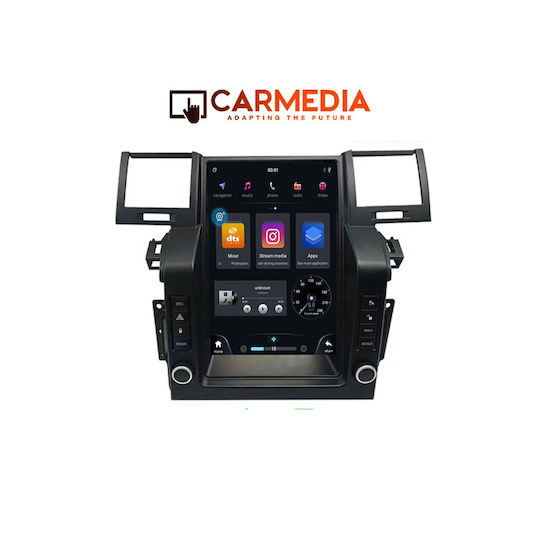 Carmedia Ηχοσύστημα Αυτοκινήτου για Land Rover Range Rover Sport 2004-2010 (Bluetooth/USB/WiFi/GPS/Apple-Carplay/Android-Auto) με Οθόνη Αφής 12.1"